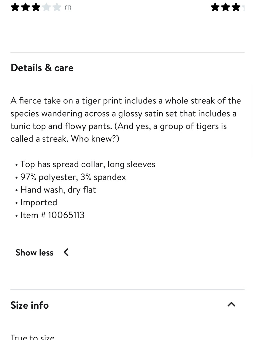 Dressed in Lala Tiger Satin Set - Picture 10 of 10